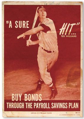 1951 War Bonds Ted Williams